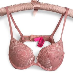 La Senza beyond sexy pink lace push up bra
